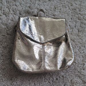 3 AM Forever Gold Metallic Mini Backpack